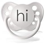 Personalized Baby Novelty Pacifiers (Hi White) by Ulubulu [並行輸入品]