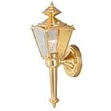 Boston Harbor 4003H2 1-Light Coach Lantern, Brass [並行輸入品]