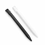 スカーレットnet 3DS用 タッチペン 2本セット 白 黒 交換用 入力ペン 互換品 (3DS)