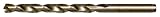 Cle-Line C23323 Cobalt Heavy Duty Jobber Length Drill, Cobalt, Gold Oxide Finish, Straight Shank, 13
