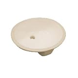 Foremost 14-006-BIHD Vitreous China Oval Undermount Bathroom Sink in Biscuit [並行輸入品]