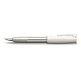 Faber-Castell FABER-CASTEL stylo à plume LOOM PIANO, blanc, largeurplume:B