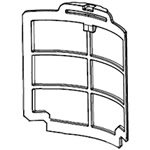 シャープ[SHARP]　シャーププラズマクラスターイオン発生機用花粉キャッチャー＜１枚＞(IG-HC15) 【2813370083】