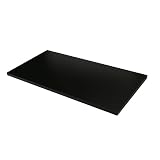 【黒 15mm厚】1mm単位でオーダー可能 カラー棚板 厚さ15mm 長さ451〜600×奥行451〜600mm（4面テープ処理）