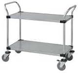 Quantum 2ソリッドシェルフモバイルユーティリティカート24 " W x 48 " L x 37 – 1 / 2 " H