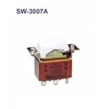 NKKスイッチズ SW-3007A ２極双投　端子はんだ　電流容量ＡＣ１２５Ｖ　１５Ａ　小形ロッカスイッチ
