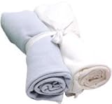 Under The Nile Swaddle Blankets- Two Blanket Set- Blue and White. by Under the Nile [並行輸入品]