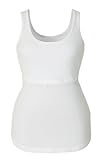 BoobレディースクラシックSinglet Lホワイト