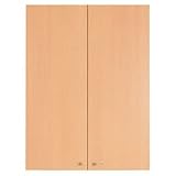 Garage 収納庫(本棚) fantoni GF用扉 上置き用 GF-120TU 木目 ※扉のみ