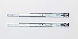 プッシュオープン3段引 横付スライドレール 4660 【350mm】 左右1セット