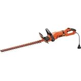 BLACK+DECKER HH2455 24-Inch HedgeHog Hedge Trimmer With Rotating Handle And Dual Blade Action Blades