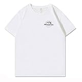 [Collecala] Tシャツ メンズ オーバーサイズ半袖 マウンテンプリント メンズトップス T-shirt オフ３xl