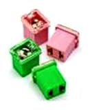 Bussmann fmx-20lp 20 Amp低プロファイルメスMaxiヒューズ、ブルー、32 VDC、1つあたり（1パック）、ポリ袋1パック
