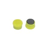 ミツヤ カラーマグネット 10mm 黄 20個入 MR-10-YL