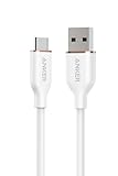 Anker USB-C ＆ USB-A ケーブル (Flow) 絡まないケーブル 15W 結束バンド付き USB-C機器対応 シリコン素材採
