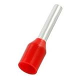 Morris 12728 Nylon Insulated Ferrule Din Standard 18 AWG Wire Range, .394-Inch Pin Length, Red, 100-