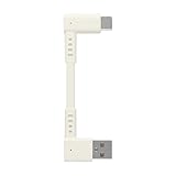 オウルテック Type-A to Type-Cケーブル L字コネクター L型 ケーブル 急速充電 3A データ転送 断線に強い 耐屈曲2万回以上 キナリ OWL-CBKTC1LR-KI