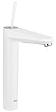 グローエ(GROHE) EURODISC JOY ユーロディスク ジョイ シングルレバー洗面混合栓(据置洗面器用・引棒なし) ムーンホワイト XLサイズ 23428LSJ (グローエ公式・ 日本規格適
