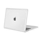MOSISO 対応機種 MacBook Pro 13インチ ケース 2025-2016 M2 M1 A2338 A2251 A2289 A2159 A1989 A1708 A1706、割れ防止 指紋防止 キラキラ TPU バンパー プラスチック ハードシェルカバー(クリア)