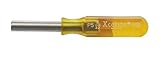 Xcelite P5 Drilled Compact Standard Nutdriver, 5/32" Blade Diameter, 3-1/2" Working Length, Amber Ha