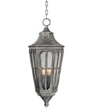 Maxim Lighting 40157CDSE Three Light Sienna Seedy Glass Hanging Lantern, Copper by Maxim Lighting