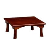 かすみ 75 日美 座卓 正方形 75×75cm 純和風 和室 日本製 卓袱台 ちゃぶ台 ちゃぶだい シックハウス対応 NICHIBI Kasumi 【送料無料】(111-130930-026)