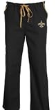 NFL新しいOrleans SaintsユニセックスNFLソリッドスクラブpantsnflソリッドスクラブパンツ、ブラック、スモール