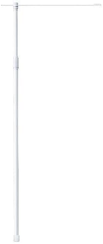 のぼりポール 白 2.4m 2段伸縮 IT520 - 1