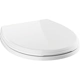 Delta Faucet 800901-WH Wycliffe Round Front Standard Close Toilet Seat, White [並行輸入品]