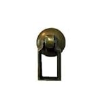 Brass knob F.015 アンティーク 取っ手 真鍮 金具 ドアノブ 家具 引出し