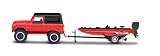 京商 (Kyosho) Maisto 1/64 DTG 1966 フォードブロンコ/バス ボート レッド 完成品 MS15368FBR