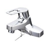 [KM7014ZTHP]KVK水栓金具 洗面用シングルレバー式混合栓　ポップアップ式（寒冷地用）　ケーブイケー（旧品番：KM315HPZGT）