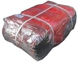 種もみ袋 ( 種籾ネット、種籾消毒袋 ) - 大40×65cm赤色、名札なし10枚入