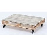 【メーカー直送】センターテーブル 幅120 キャスター付 商品コード：50088 不二貿易