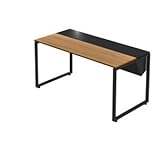 Garage NSフラップタイプ 幅140cm 奥行70cm メラミン仕様 NS-F147HM 濃木目/ブラック