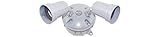 Greenfield KF3RBW Weatherproof Electrical, Lamp Kit with 4 Inch Round Box and 3 Hole Round Cover, Wh