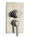 Jaclo T6572-TRIM-SG Dual Thermostatic Trim with Thumb & Lever Handles, Satin Gold, 1/2' [並行輸入品]