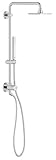 Grohe 26 124 retro-fit 150シャワーシステム。既存のシャワーと追加あなたをアップグレード、 6.10 x 0.00 x 0.00 inches クローム 26124000 1