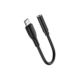 Hootek イヤホンジャック 変換 タイプC USB-C - 3.5 mmヘッドフォンジャックアダプタ 4極 オーディオ変換アダプタ イヤホン タイプc 変換 ハイレゾ対応 DAC搭載 音量調節/通話/音楽対応 iPhone 16Pro Max/16Pro/16Plus/16、Galaxy S24/S23/S22/S21Ultra、iPad ProなどのTypeC 機器に適用(ブラック)
