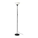 Ikea 101.398.79 Not Floor uplight lamp, Black, White, 69-inch [並行輸入品]
