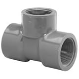 Charlotte Pipe & Foundry #pvc 08402 1000ha 1/2"pvc Sch80 Txtxt Tee by CHARLOTTE PIPE & FOUNDRY CO. [