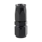 VVORHSBELL ラインホースエンド ホースエンドフィッティング フィッティング 0度 45度 60度 90度 120度 150度 180度 アルミ製 自動車部品 接続 鍛造 AN4 AN6 AN8 AN10 AN12 AN16 フューエルホース フィッティング アダプター ブラック (AN6-150度)