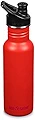 Klean Kanteen クラシックナロー 18オンス (スポーツキャップ付き) タイガーリリー