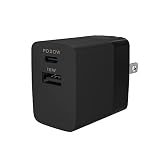 オウルテック AC充電器 USB PD 20W 対応 Type-Cポート Type-Aポート かしこく超速充電 コンパクト iPhone/iPad/android ブラック OWL-APD20C1A1-BK