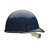 Hard Hat, Front Brim, G/C, Ratchet, Dk Blue by Fibre-Metal Hard Hat