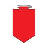 緑十字 ビニールワッペン(胸章) 赤無地タイプ 90×60mm エンビ 126104