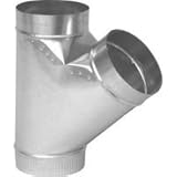 インペリアル製造ダクトY型亜鉛4 x 4 x 4 in 30 GA gv0984