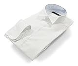 [タキシードステーション] シングルカフス ウイングカラーシャツ単品 結婚式 新郎 ウエディング 定番3 (43-86)