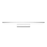 LEDミラーライト、洗面所トイレ浴室、アルミボディ、アルミベース、防水、防曇、シルバー24W61cm（24 "）