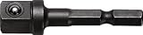 [3758591]ナック　ドライバーアダプター６．３５ｘ対辺四角１２．７ｍｍｘ５０Ｌボール止付 4DA405NB